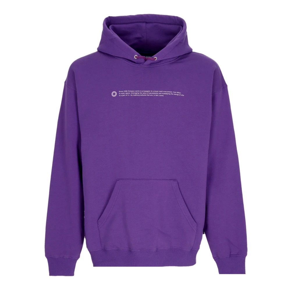 Octopus Hombre Morado Sudaderas, Púrpura, Talla: L