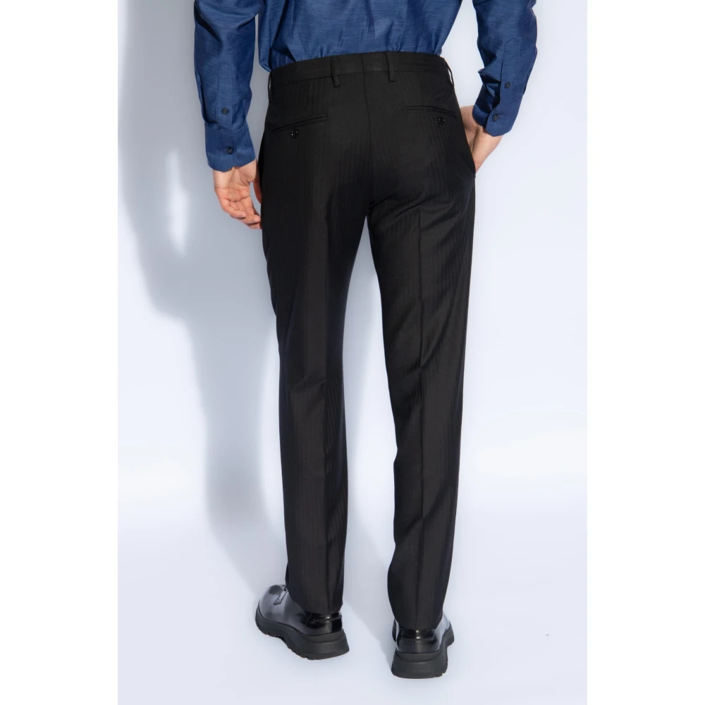 Dolce & Gabbana Wollen broek Black Heren
