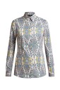 chemise-boutonnee-multicolore-avec-details-de-pinces