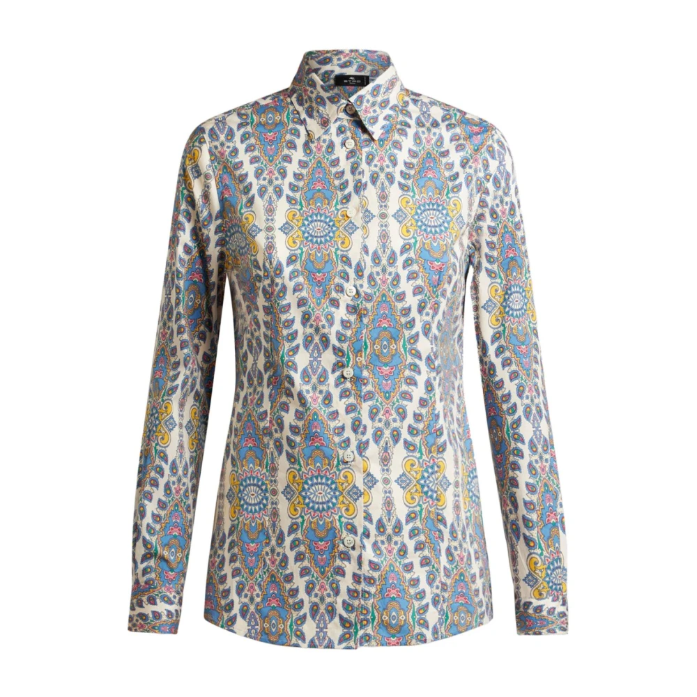 ETRO Multicolor Overhemd met Knoopsluiting en Dartdetails Multicolor Dames