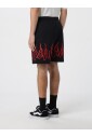 short-de-bain-noir-avec-broderie-flamme
