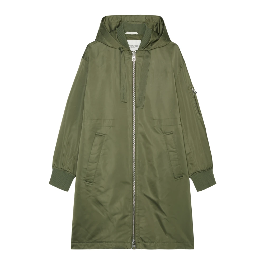 Marc O'Polo Blouson parka in aviatorstijl regular Green Dames