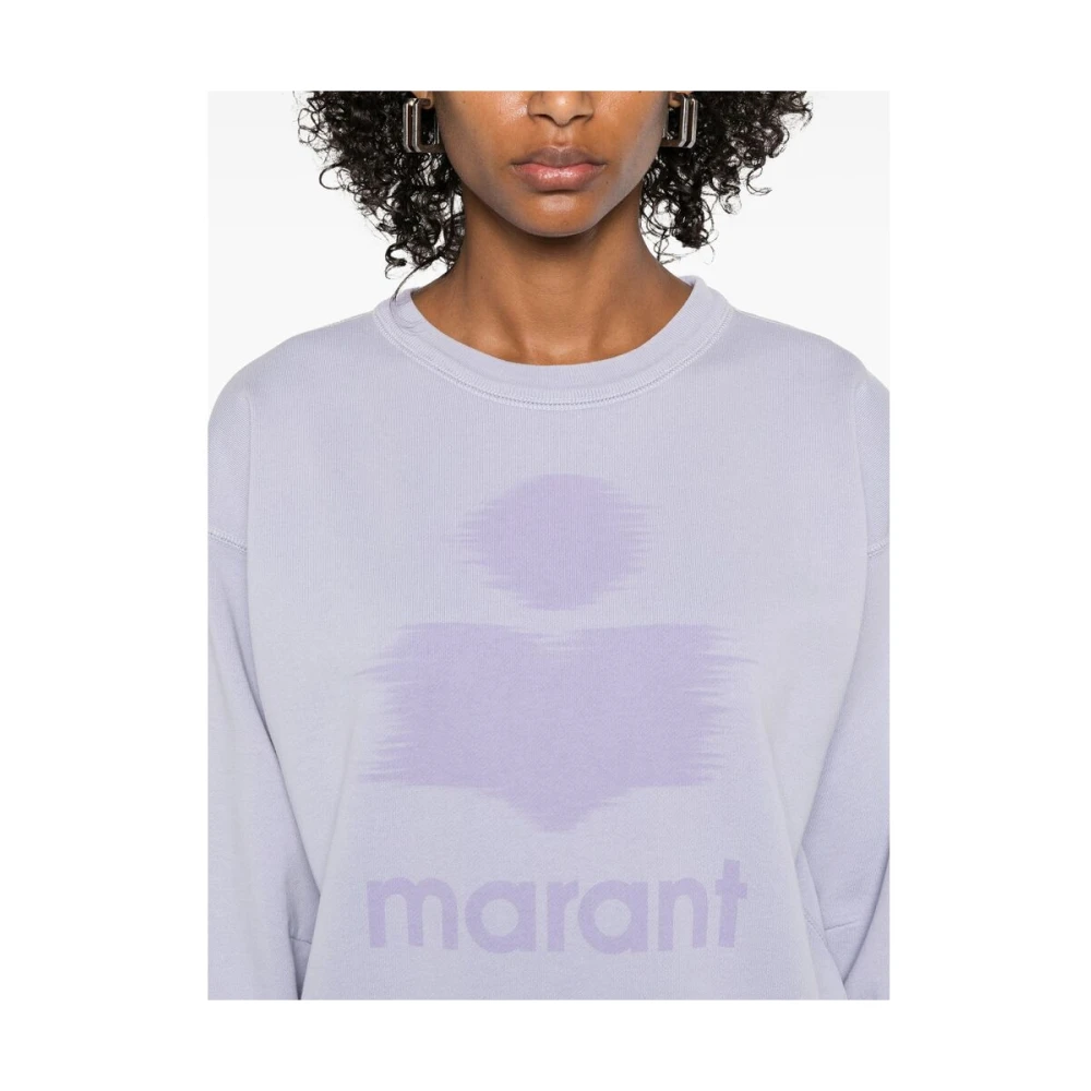 Isabel Marant Étoile Paarse Crew Neck Sweatshirt Purple Dames