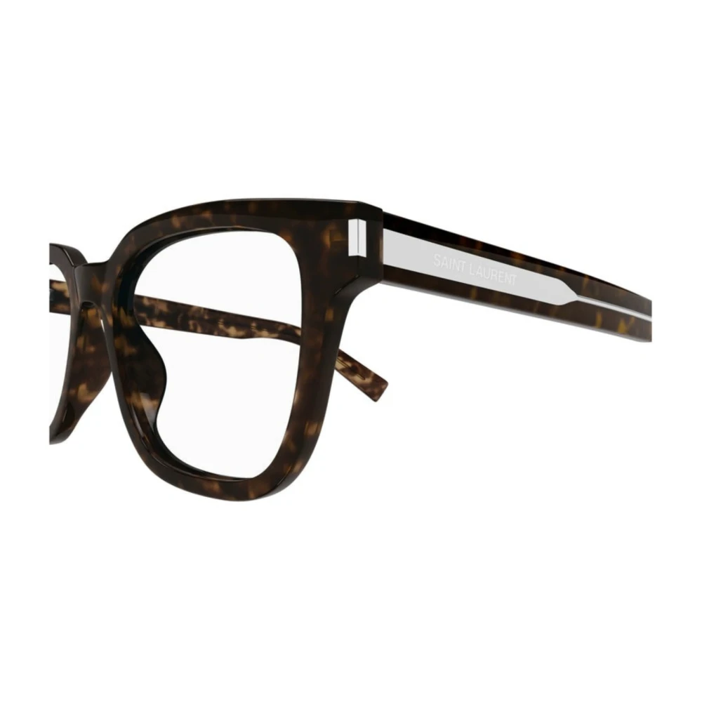 Saint Laurent Acetaat zonnebril Brown Heren