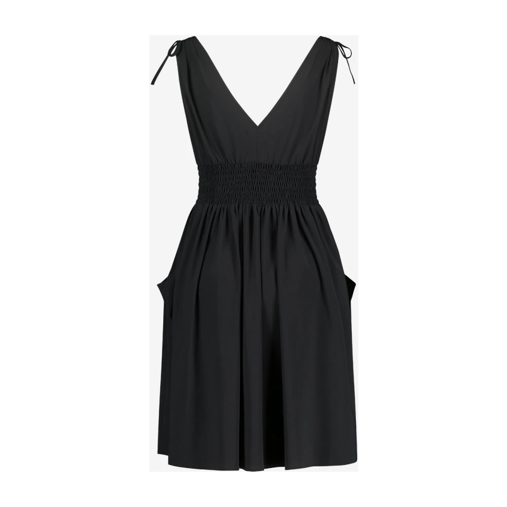 Jane Lushka Zomer Jersey Jurk Zwart Black Dames