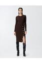 jupe-midi-en-tricot-cotele-marron-fonce