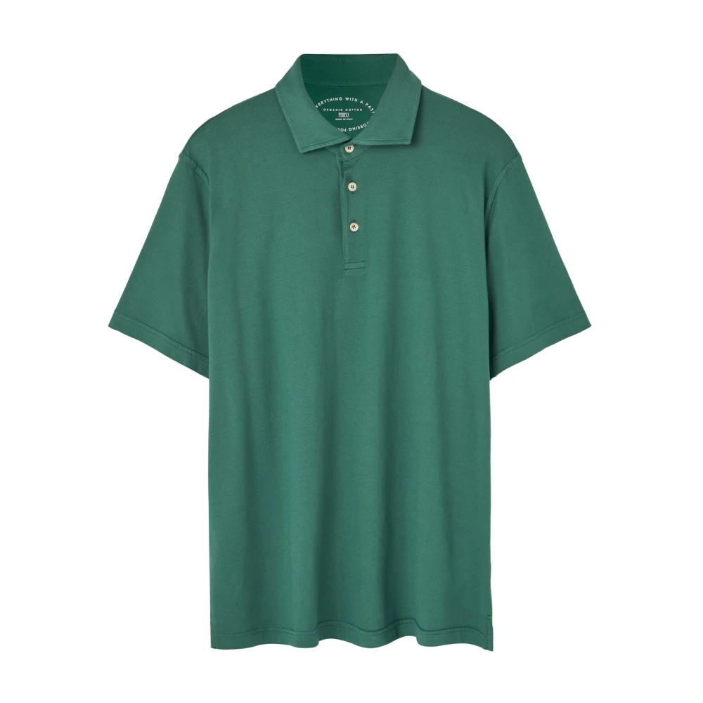 Fedeli Polo Shirts Green Heren