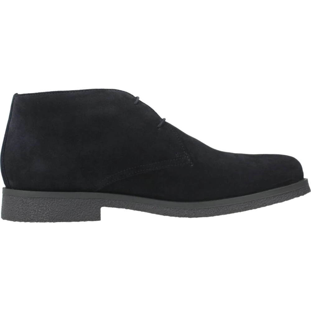 Geox Claudio Laced Shoes - Male - Lace-Up Boots - Blue - 8 Uk - Shoes