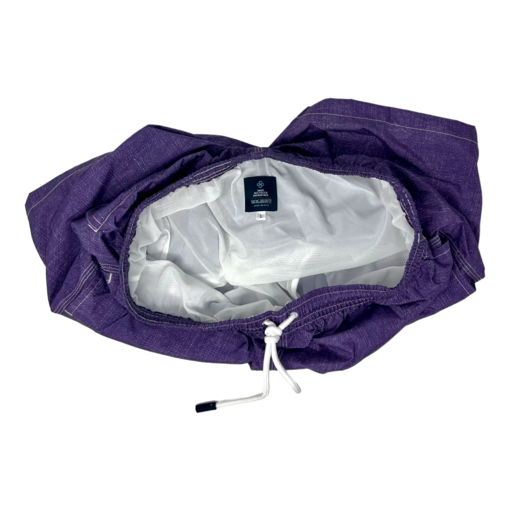 Gran Sasso Paarse Strand Shorts Lichtgewicht Snel Droog Purple Heren