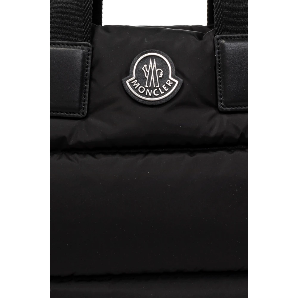 Moncler Schoudertas met logopatch Black Dames