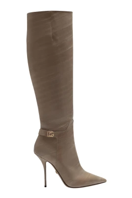 Heeled Leather Boots