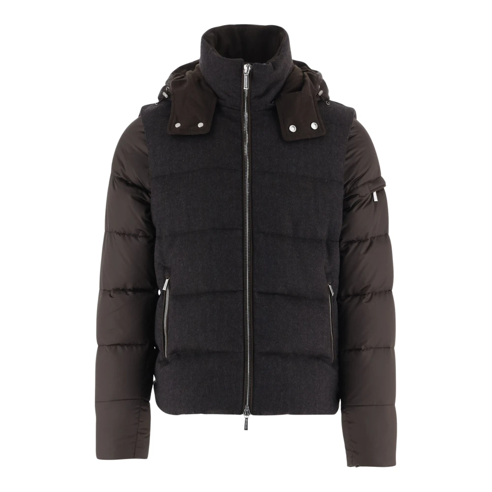 Moorer , Winter Jackets, Male, Brown, M, Casciano Jacket