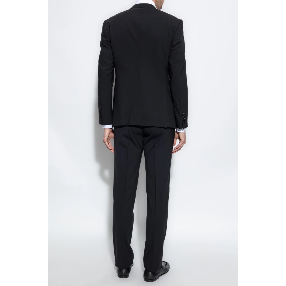 Emporio Armani Wollen pak Black Heren