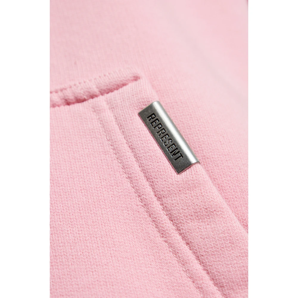Represent Owners Club Script Hoodie Pink Heren