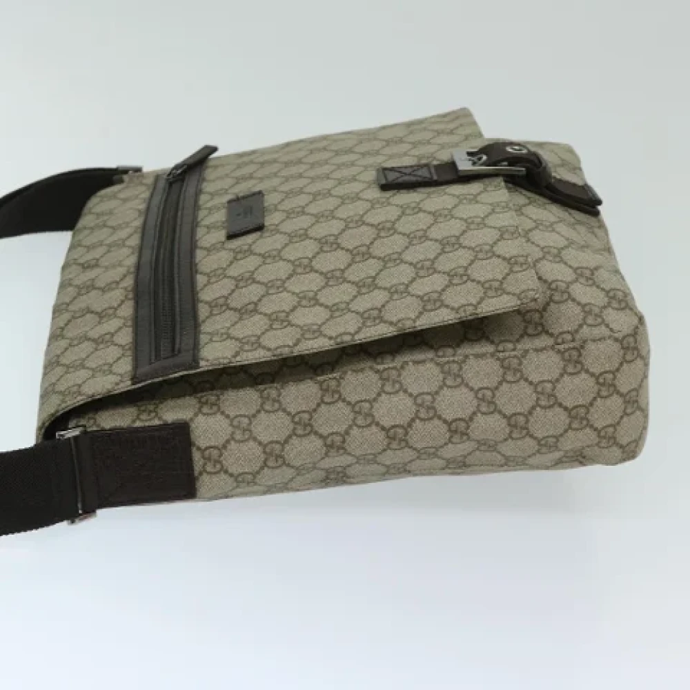 Gucci Vintage Pre-owned Canvas gucci-bags Beige Dames