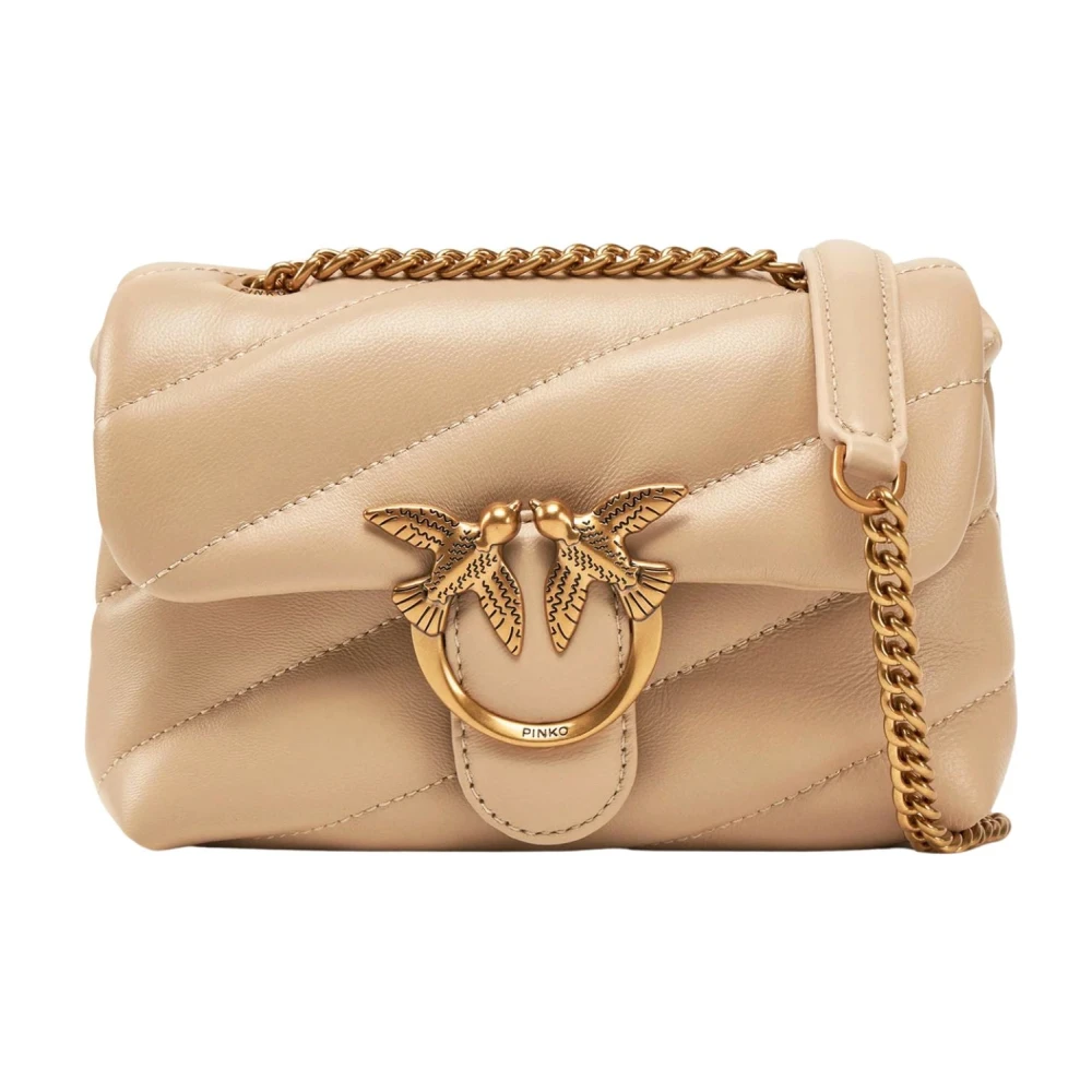 Pinko Women's Beige Sac Rabat Love Puff Baby