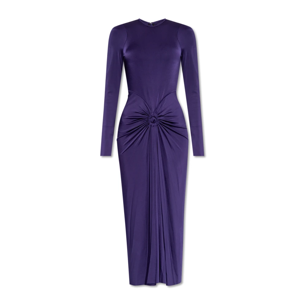 Victoria Beckham Verzamelde jurk Purple Dames