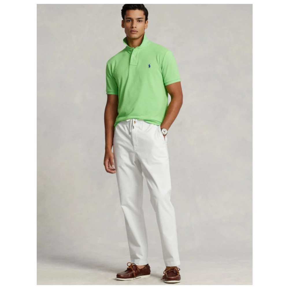 Polo Ralph Lauren Elastische Taille Prepster Broek White Heren