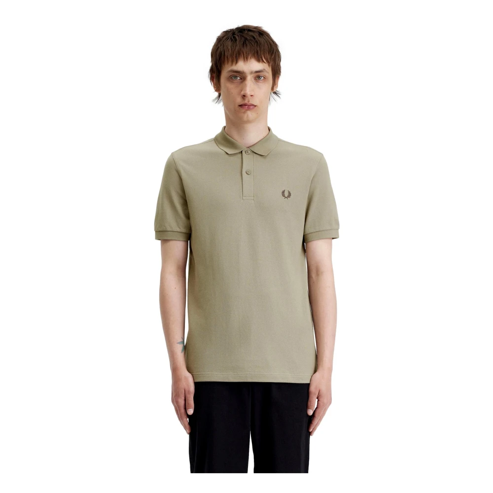 Fred Perry Polo & T-shirts De Eenvoudige Shirt Green