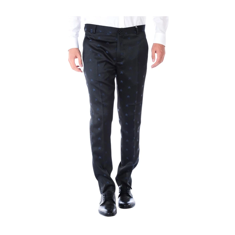 Daniele Alessandrini Black Suit Trousers, Male, Xs, Suit Trousers