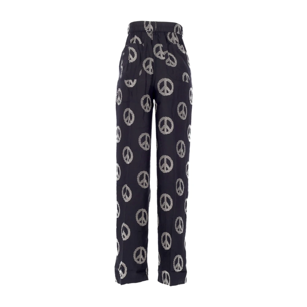 Obey Vredige Zwarte Modal Broek Black Dames