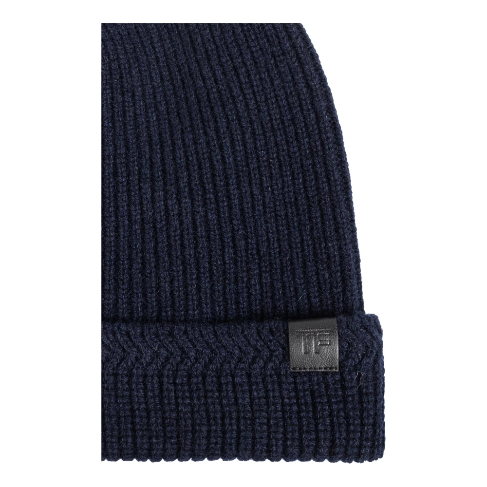 Tom Ford Pet met logopatch Blue Heren