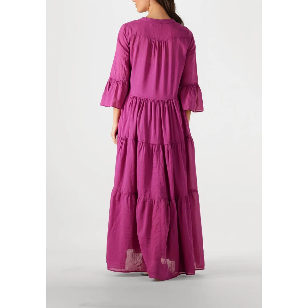 Devotion Paarse Ocean Maxi Jurk Purple Dames