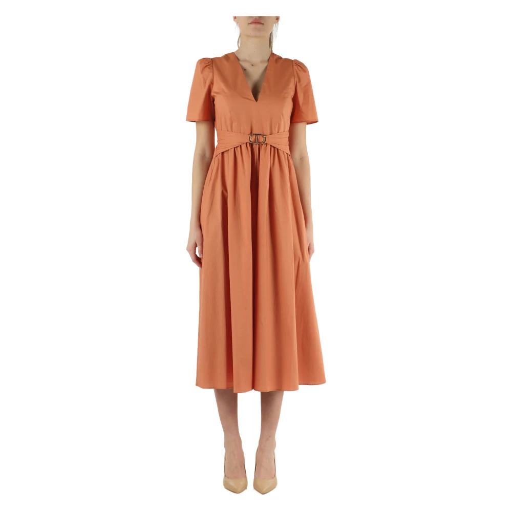 Twinset Dresses Brown Dames