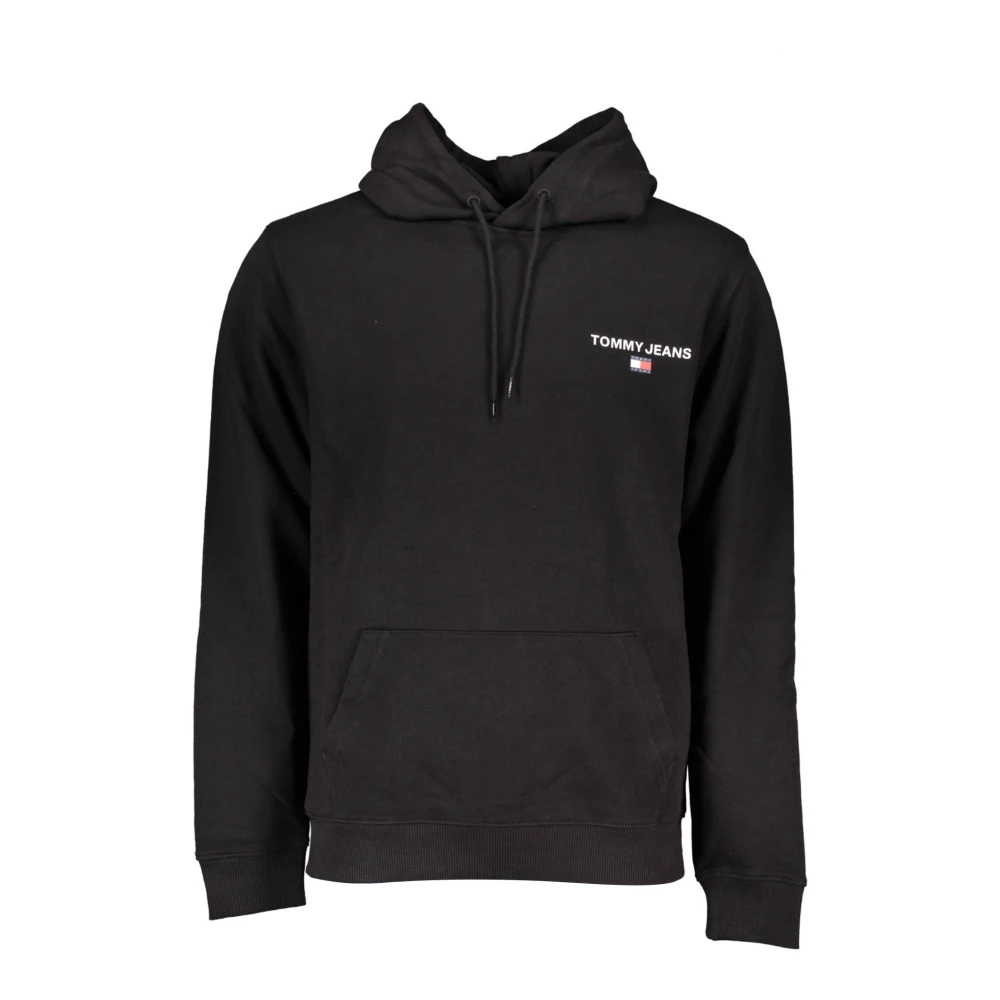 Tommy Hilfiger Men's Black Hoodies, M, Hoodie With Logo Print