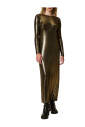 robe-longue-lamina-or