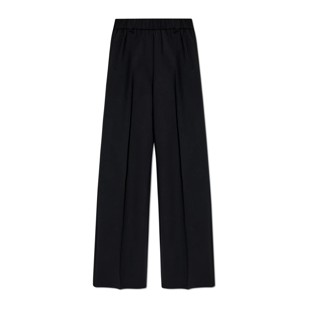 Dolce & Gabbana Femme Noir Pantalons, Taille: 36 Fr Pantalon En Laine