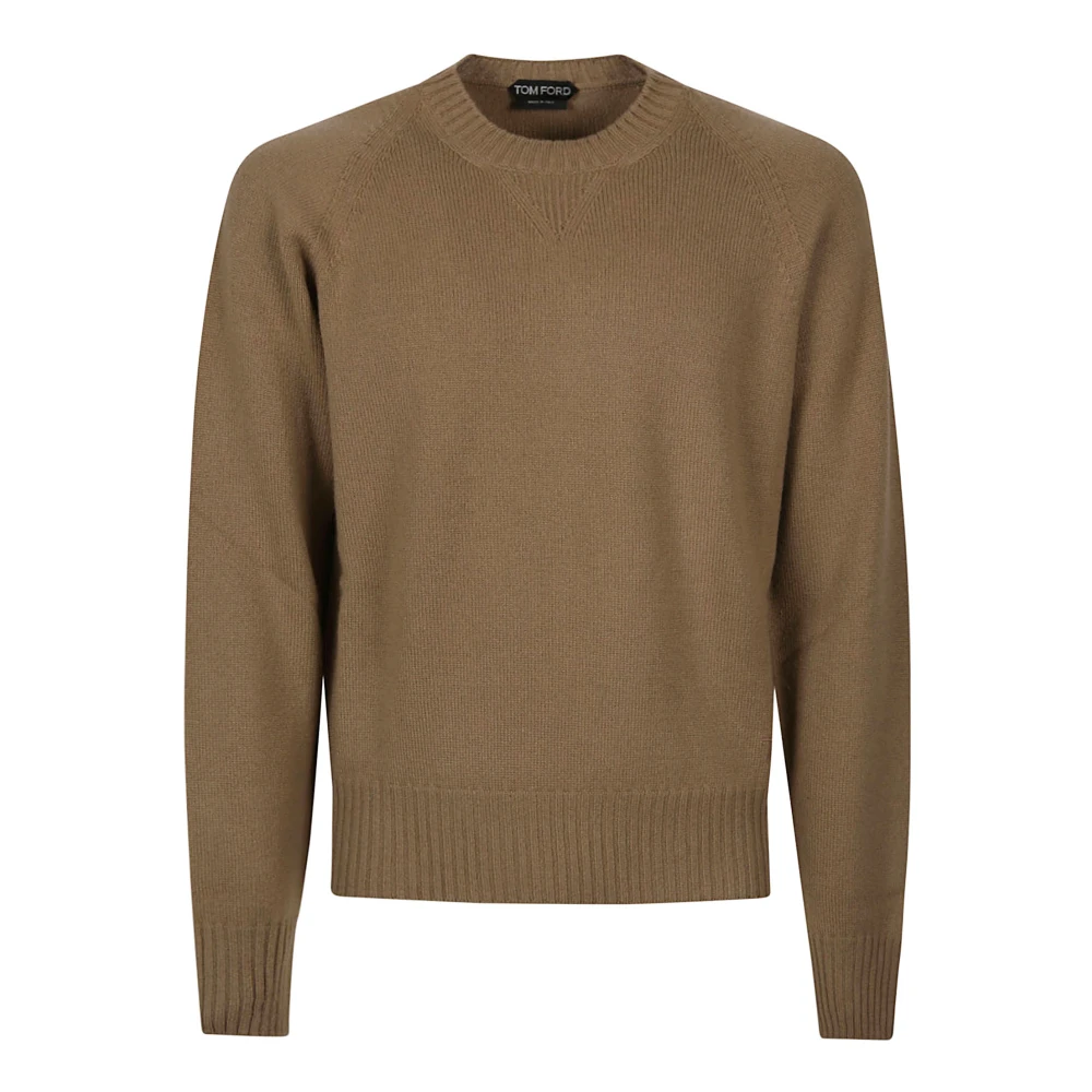 Tom Ford Stijlvolle Gebreide Trui Brown Heren