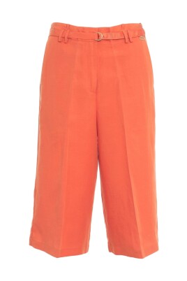 orange-linen-bermuda-with-chic-design