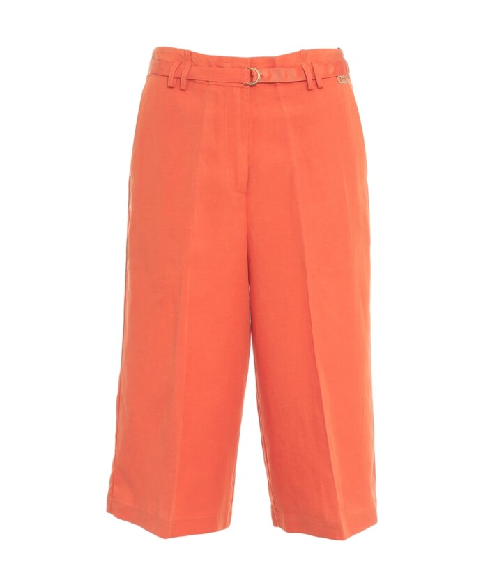 orange-linen-bermuda-with-chic-design