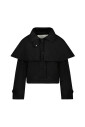 blouson-draper-avec-cape-et-col-structure
