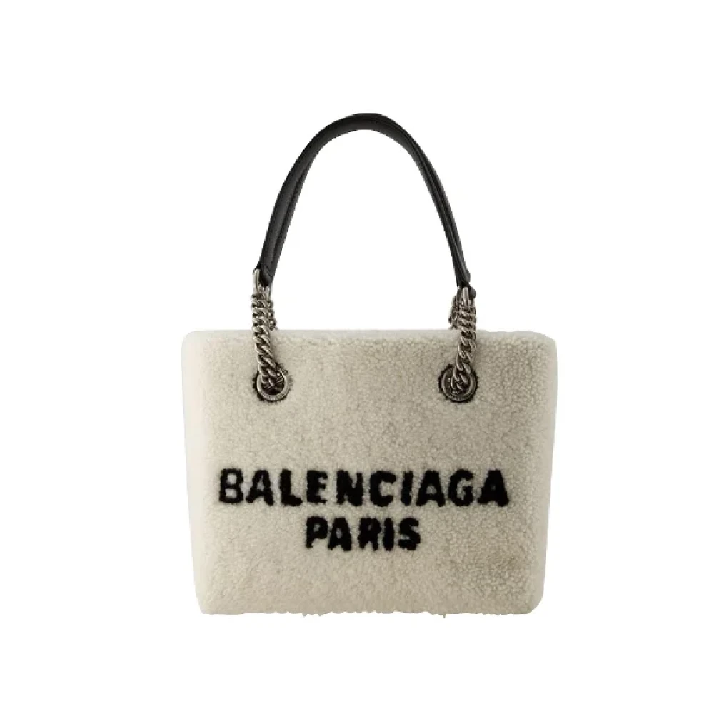 Balenciaga Vintage Pre-owned Fur balenciaga-bags Beige Dames