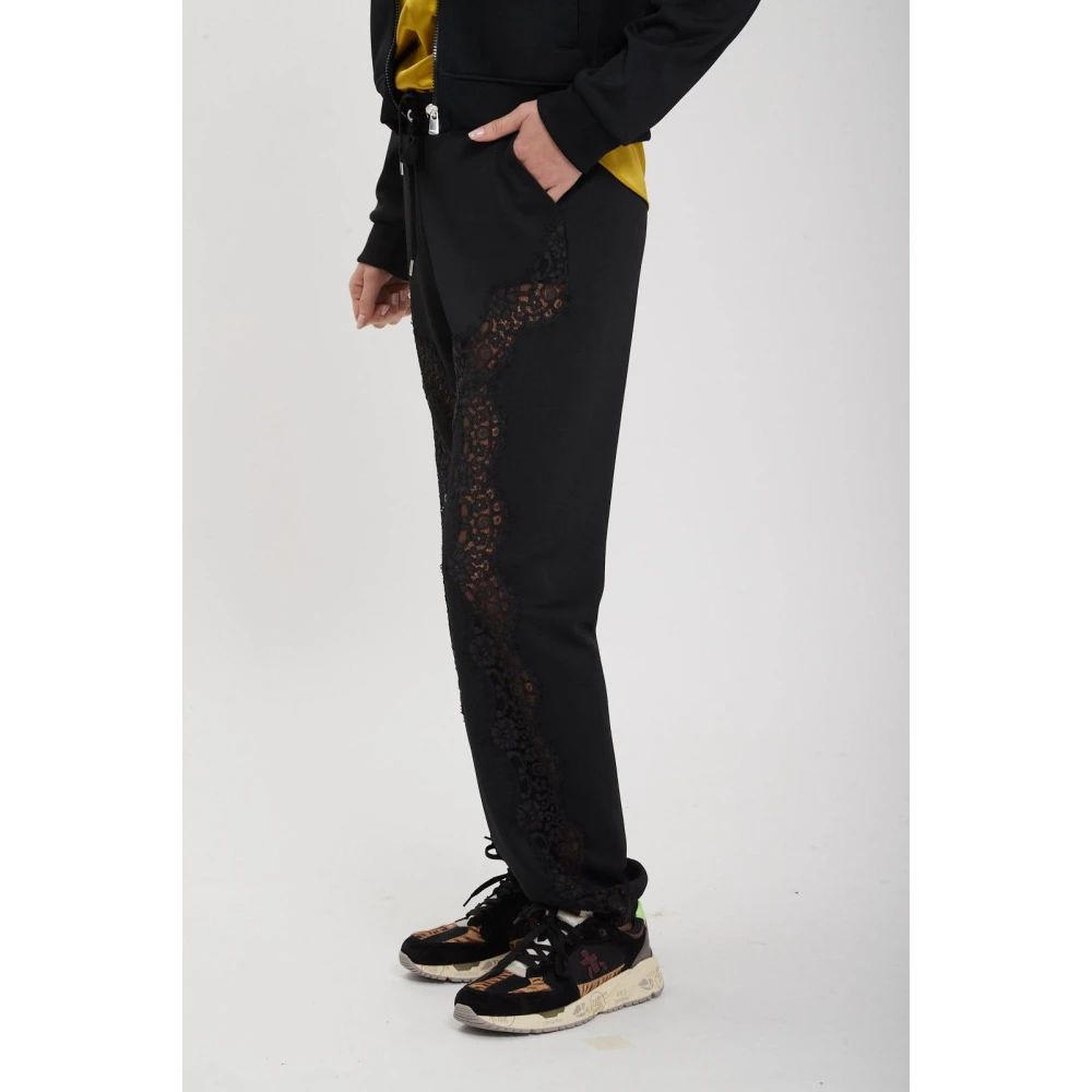 pinko Interlock Joggingbroek Black Dames