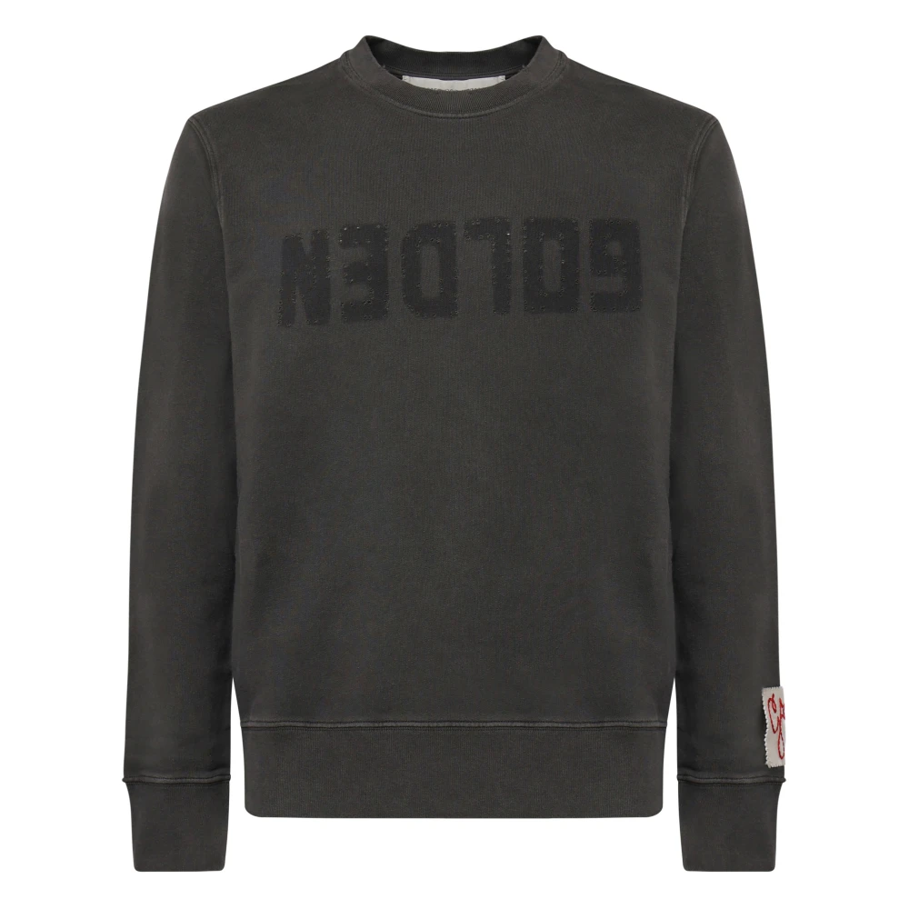 Golden Goose Grijze Crewneck Sweater Archibald Gray Heren
