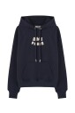 sweat-a-capuche-en-boucle-lourde-bleu