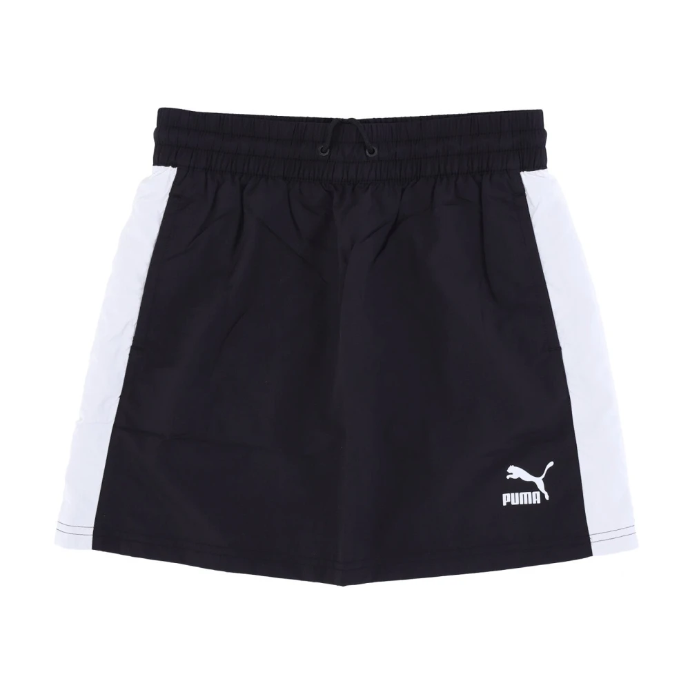 Puma Zwarte Geweven Rok Elegant Comfortabel Black Dames