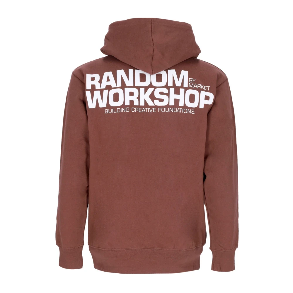 Market Workshop Bear Hoodie Bruin Brown Heren