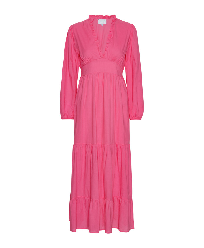 robe-longue-en-coton-rose