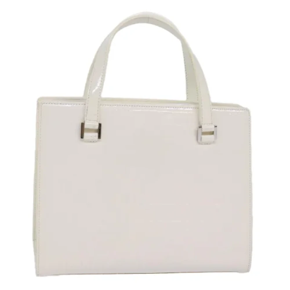 Burberry Vintage Pre-owned Canvas handbags White Dames
