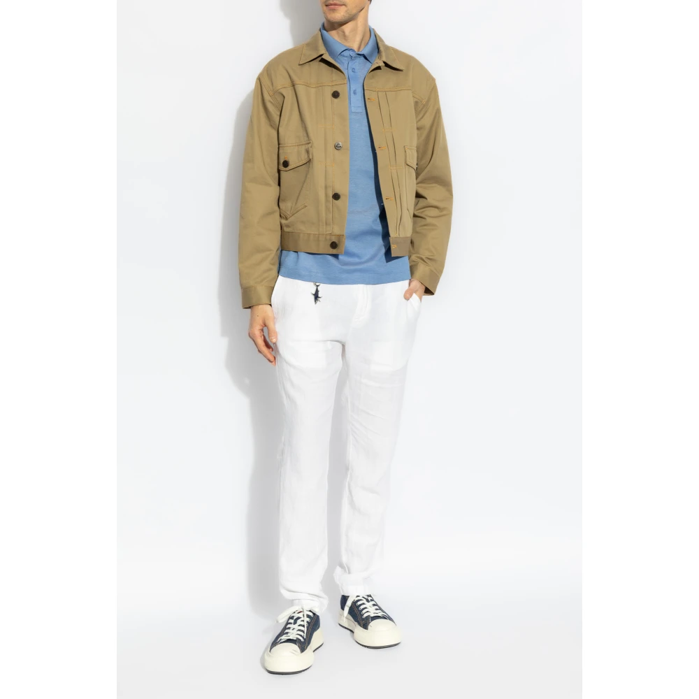 PAUL & SHARK Katoenen polo Blue Heren