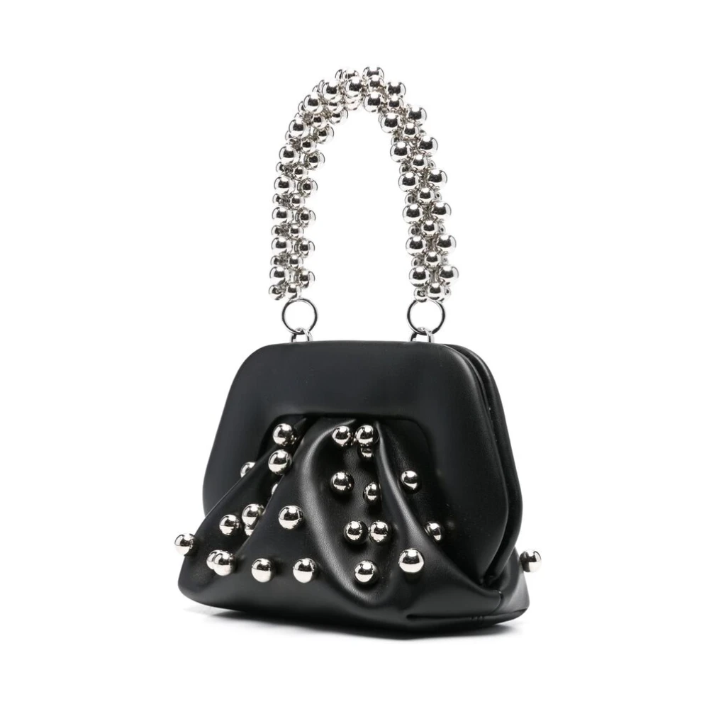 THEMOIRè Zwarte Beaded Top Handtas Black Dames