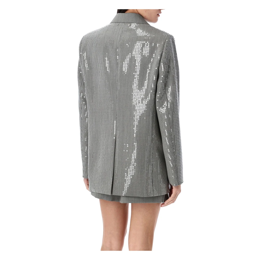 Golden Goose Double-Breasted Boyfriend Jacket Gray Dames