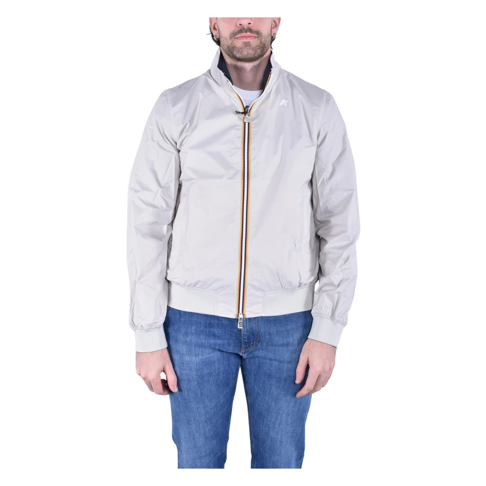 K-Way Uomo Beige Giacche, M, New,