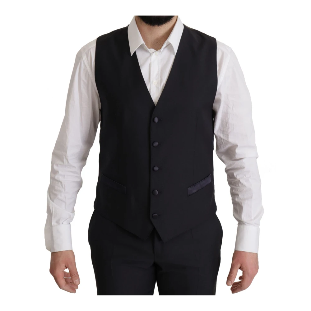 Dolce & Gabbana Klassiek Fit Pak Zwart Black Heren