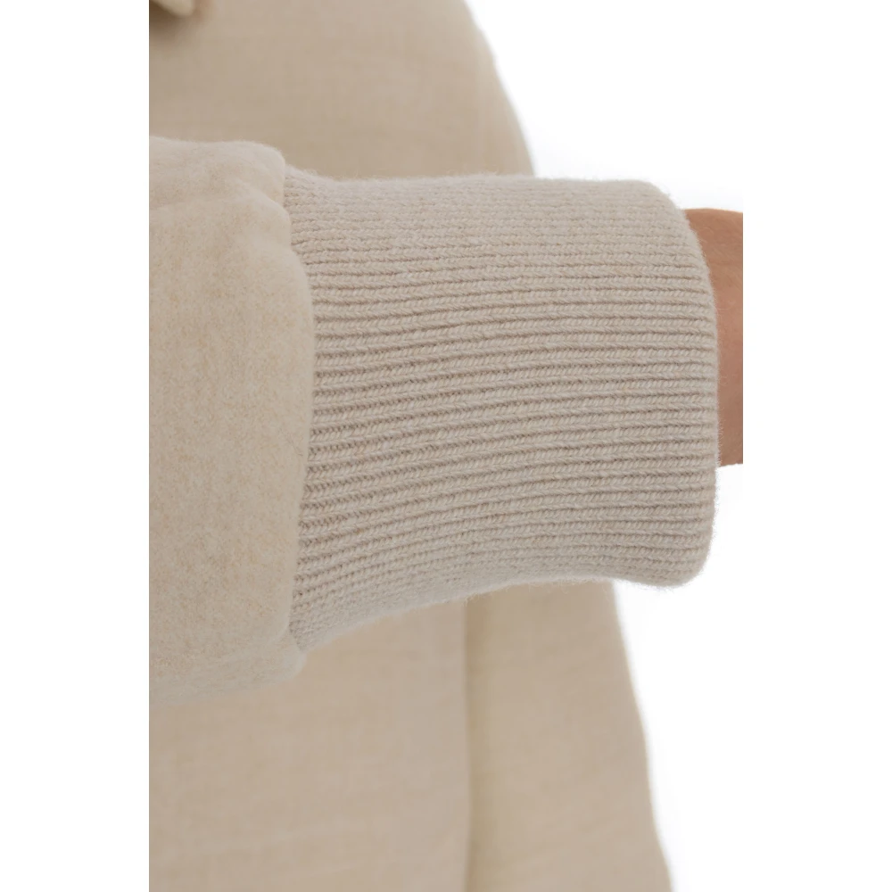 Eleventy Zachte Touch Dubbele Rits Jas Beige Heren