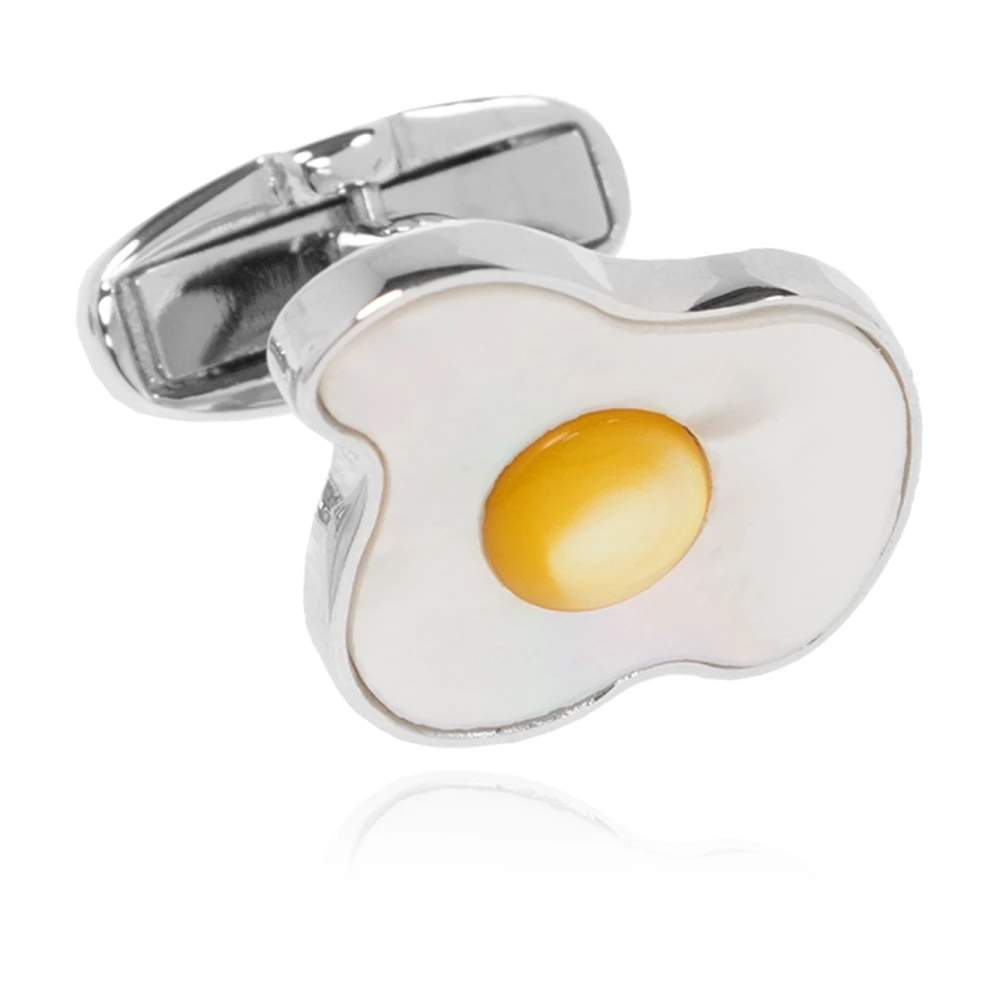 Paul Smith Manchetknopen met eiermotief Gray Heren
